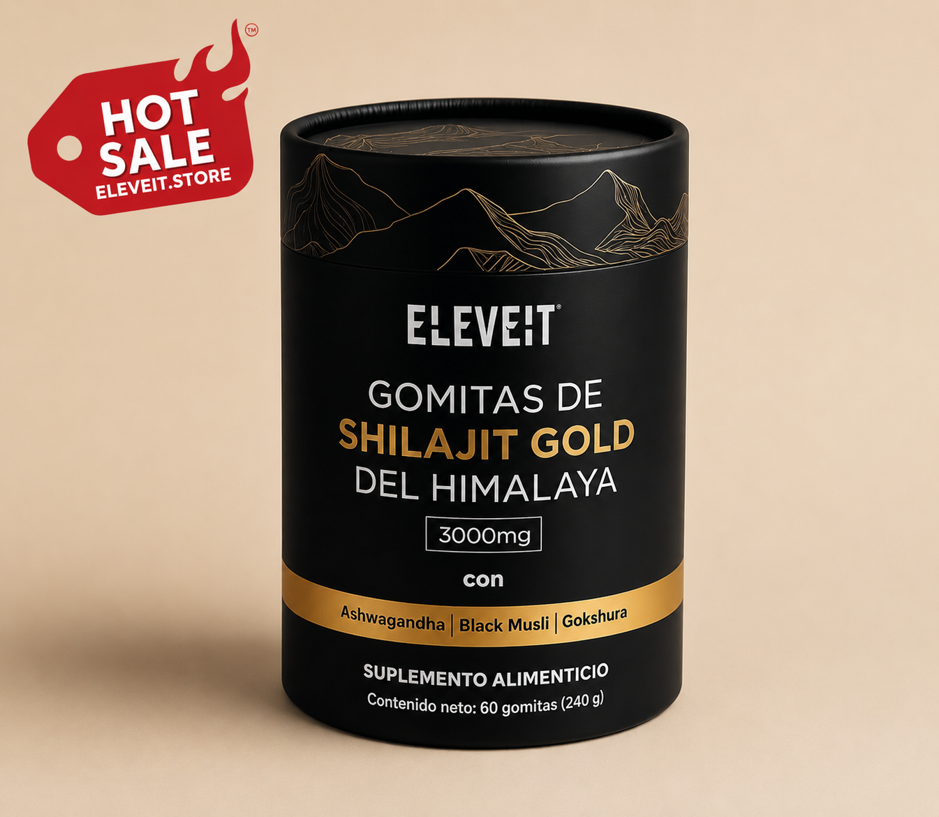 Gomitas de Shilajit Gold del Himalaya